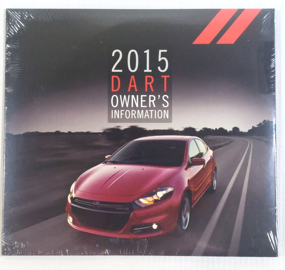 2015 15 DODGE DART OWNER'S MANUAL BOOK IN CASE/WALLET w/ FACTORY SEALED NEW DVD