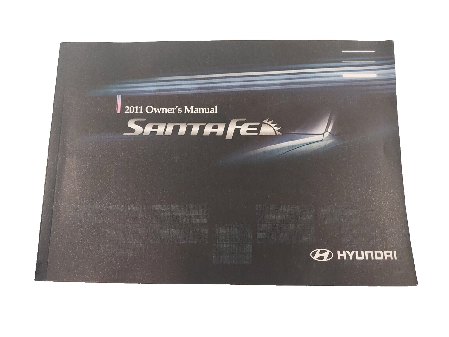 2011 11 HYUNDAI SANTAFE SANTA FE OWNER'S MANUAL BOOK SET IN WALLET/CASE