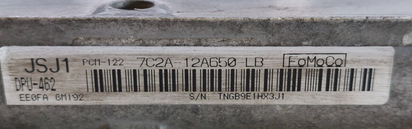 2007-2008 FORD E SERIES 350 6.0L ENGINE CONTROL MODULE ECM 7C2A-12A650-LB