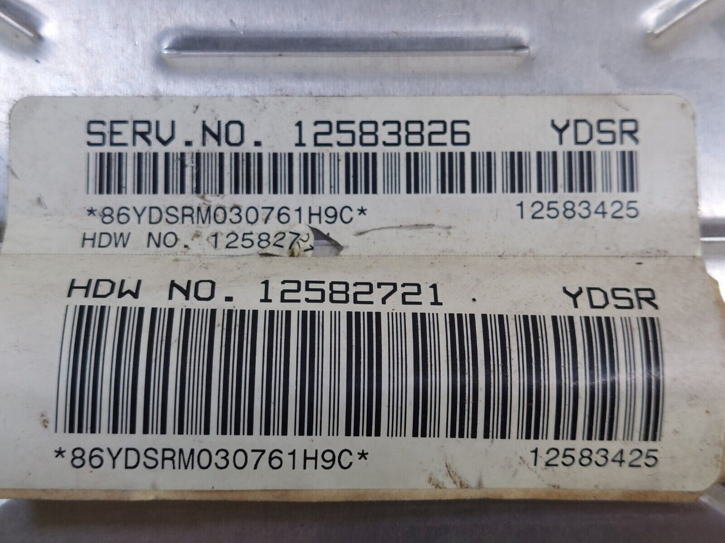 03-04 CHEVY IMPALA BUICK LESABRE ENGINE CONTROL MODULE COMPUTER ECU ECM 12583826