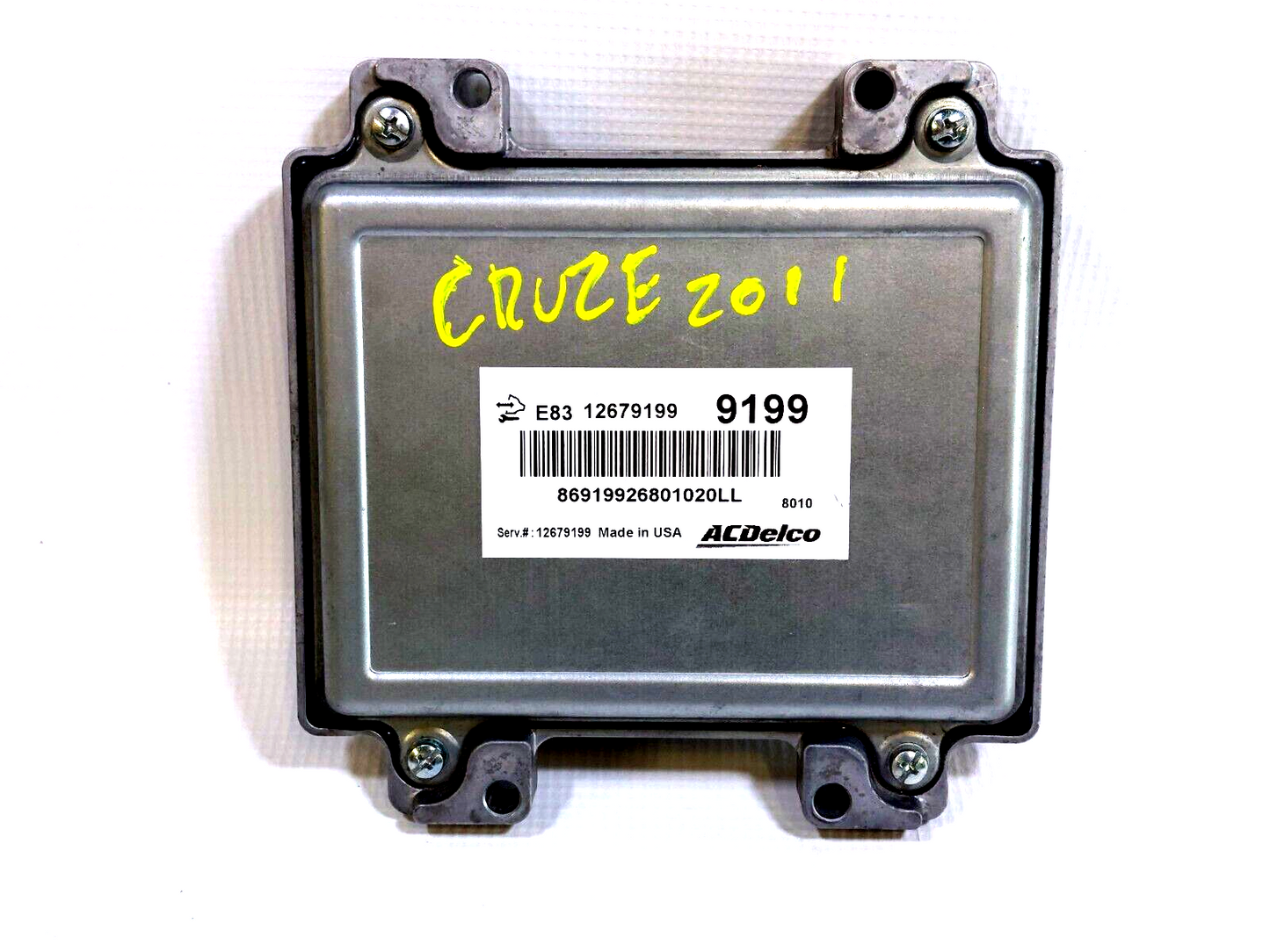 11-12 CHEVY CRUZE AVEO SONIC SPARK CONTROL MODULE COMPUTER 12679199 ECM PCM OEM