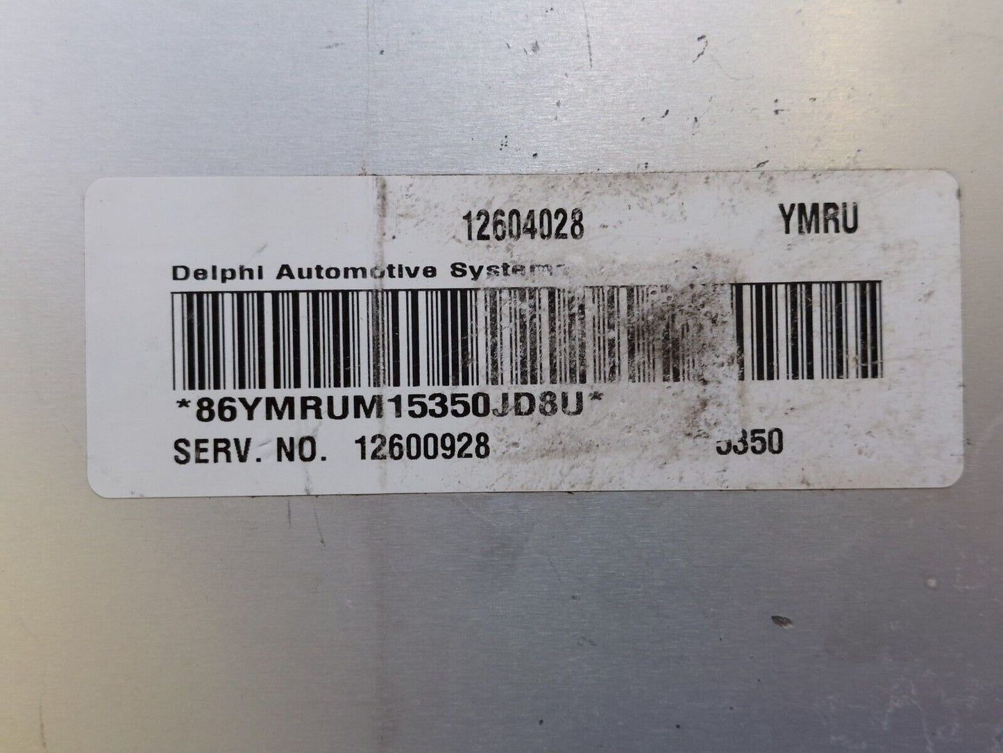 2006 06 CHEVROLET CHEVY EQUINOX ENGINE CONTROL MODULE COMPUTER ECU ECM 12604028