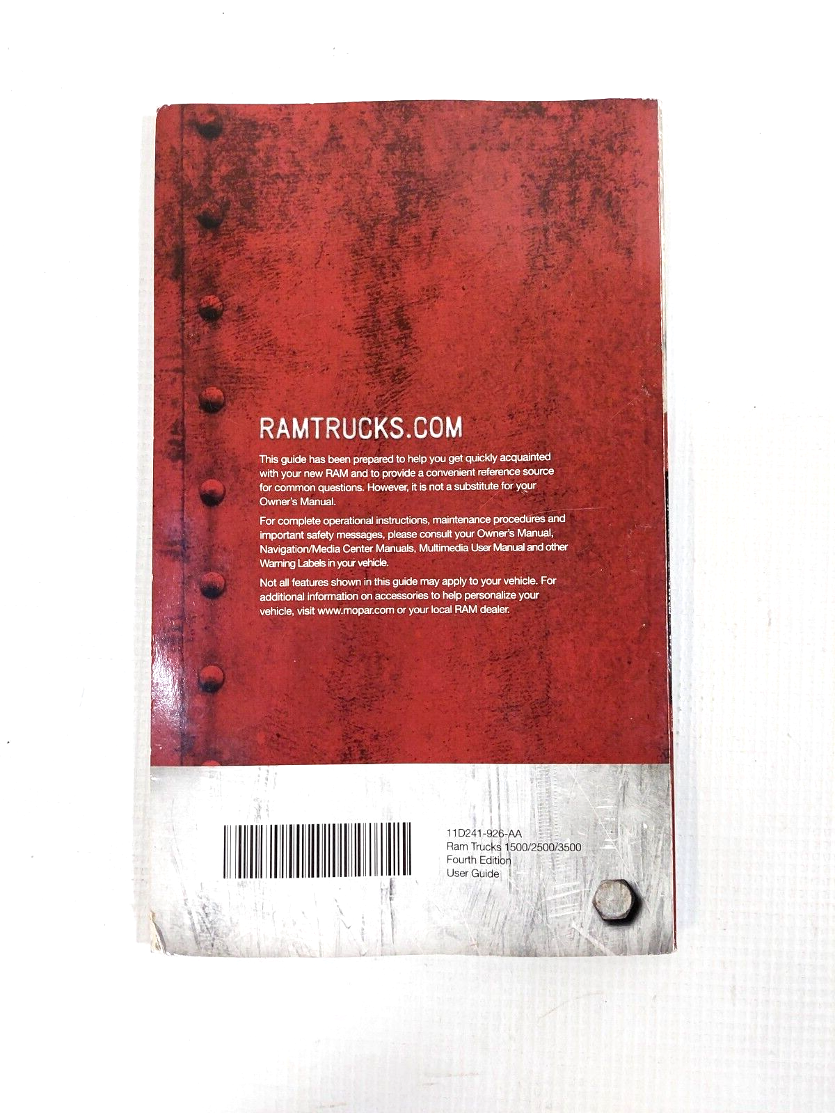 2011 DODGE RAM 1500 2500 3500 OWNER'S MANUAL BOOK SET IN CASE / WALLET & NEW DVD