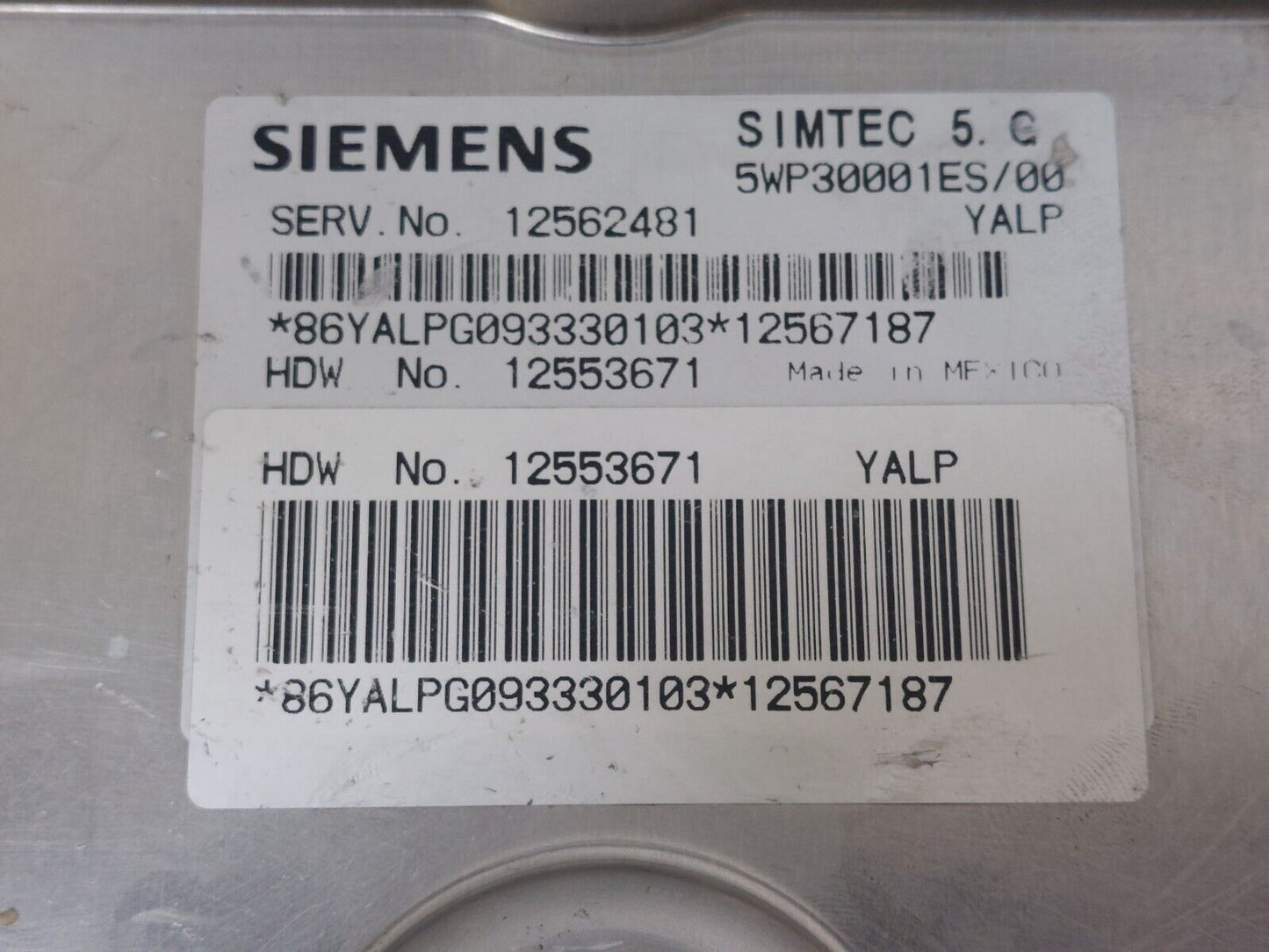 00 01 02 03 CADILLAC DEVILLE ENGINE CONTROL MODULE COMPUTER ECU ECM 12562481 OEM