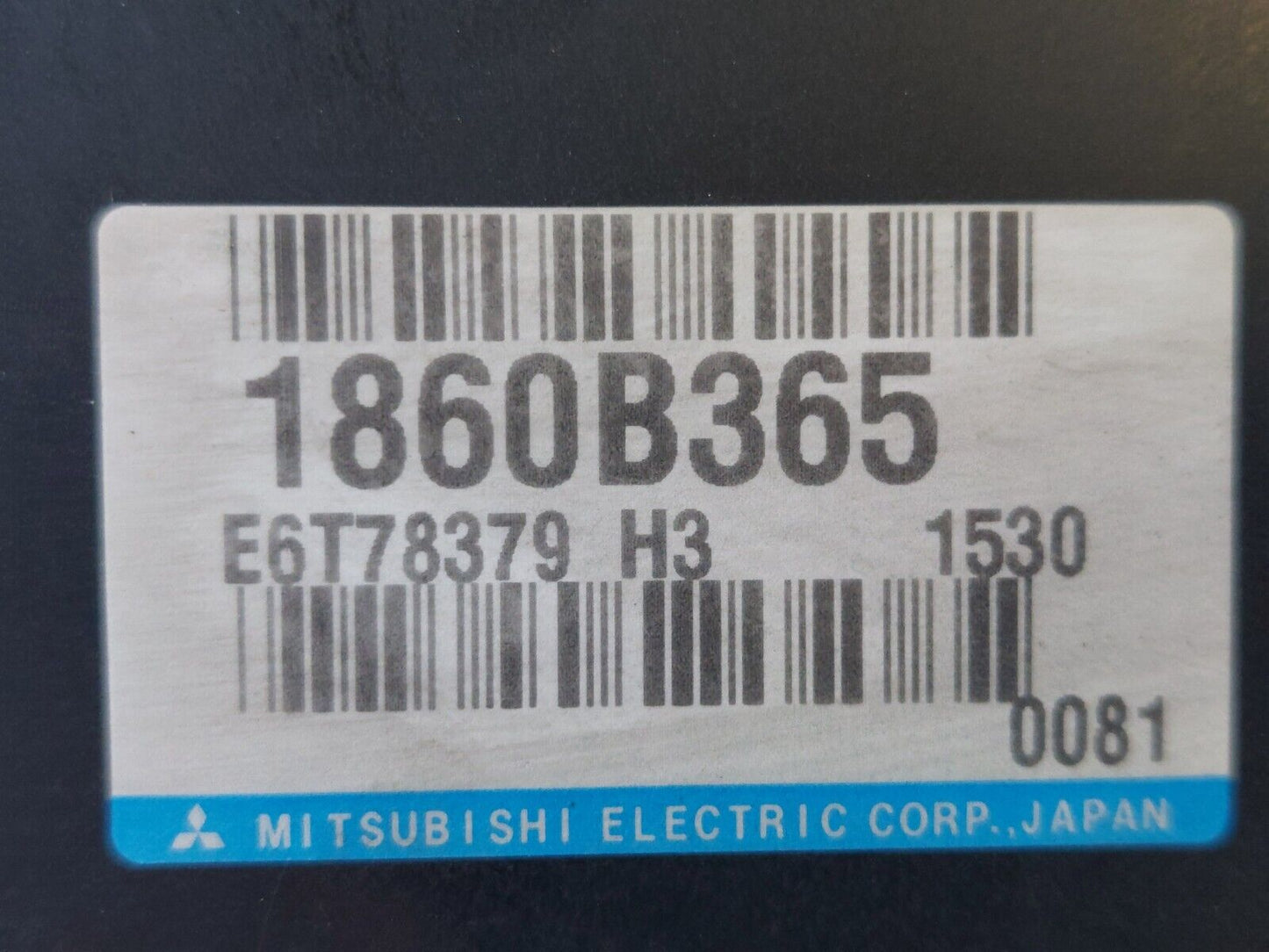 2011-2012 MITSUBISHI LANCER ENGINE CONTROL MODULE COMPUTER ECM ECU 1860B365 OEM
