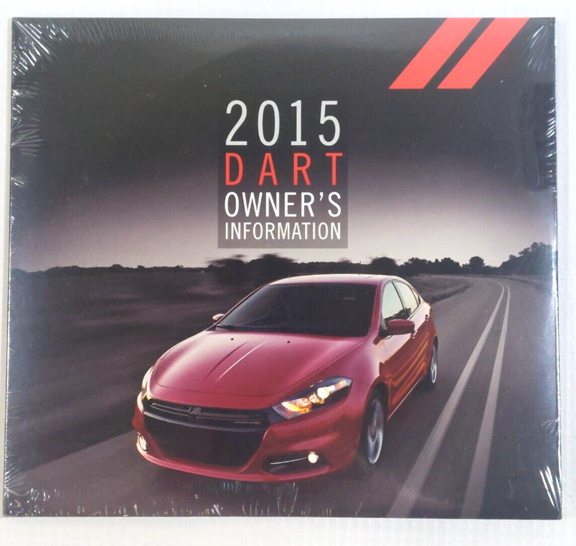 2015 15 DODGE DART OWNER'S MANUAL BOOK IN CASE/WALLET  w/ FACTORY SEALED NEW DVD