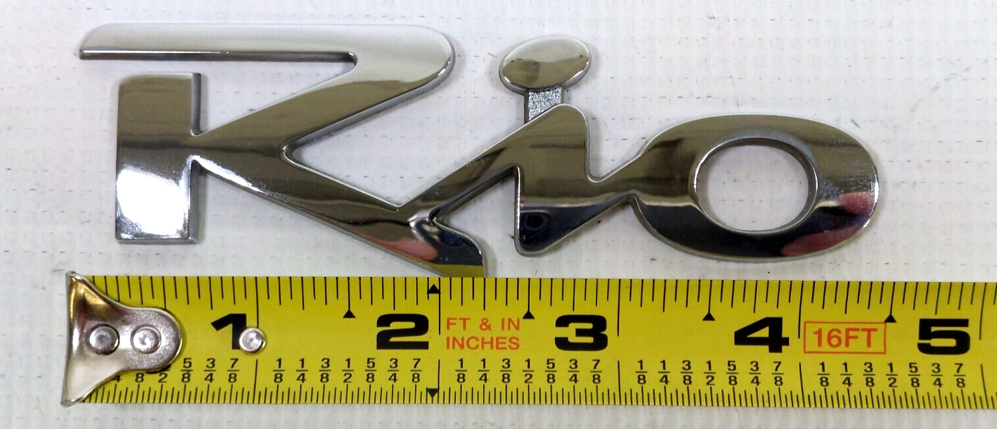 2006 07 08 09 10 2011 KIA RIO TRUNK REAR CHROME LOGO EMBLEM LETTERS BADGE OEM