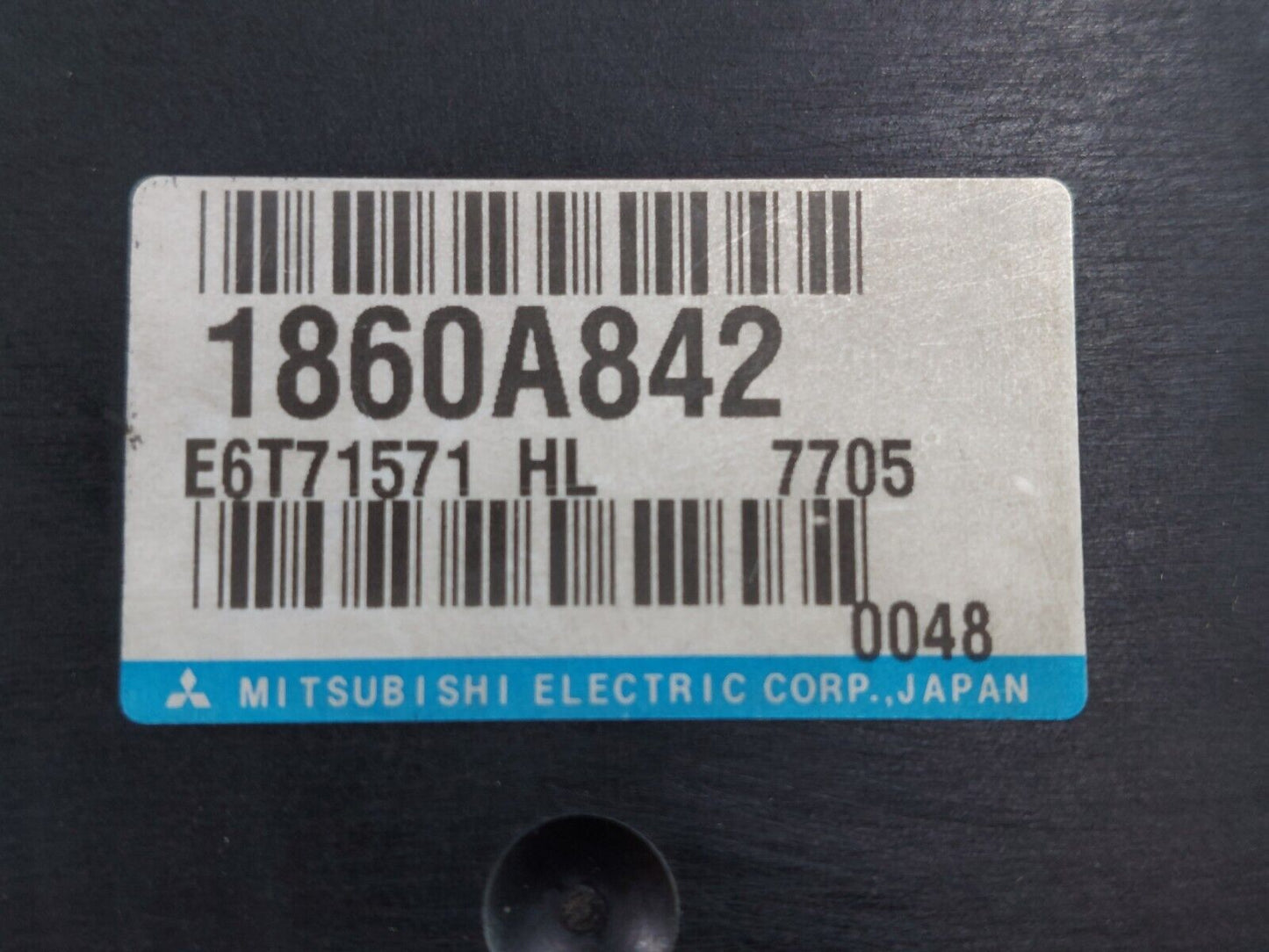 2008 MITSUBISHI LANCER 2.4L M/T ENGINE CONTROL MODULE COMPUTER ECM ECU 1860A842