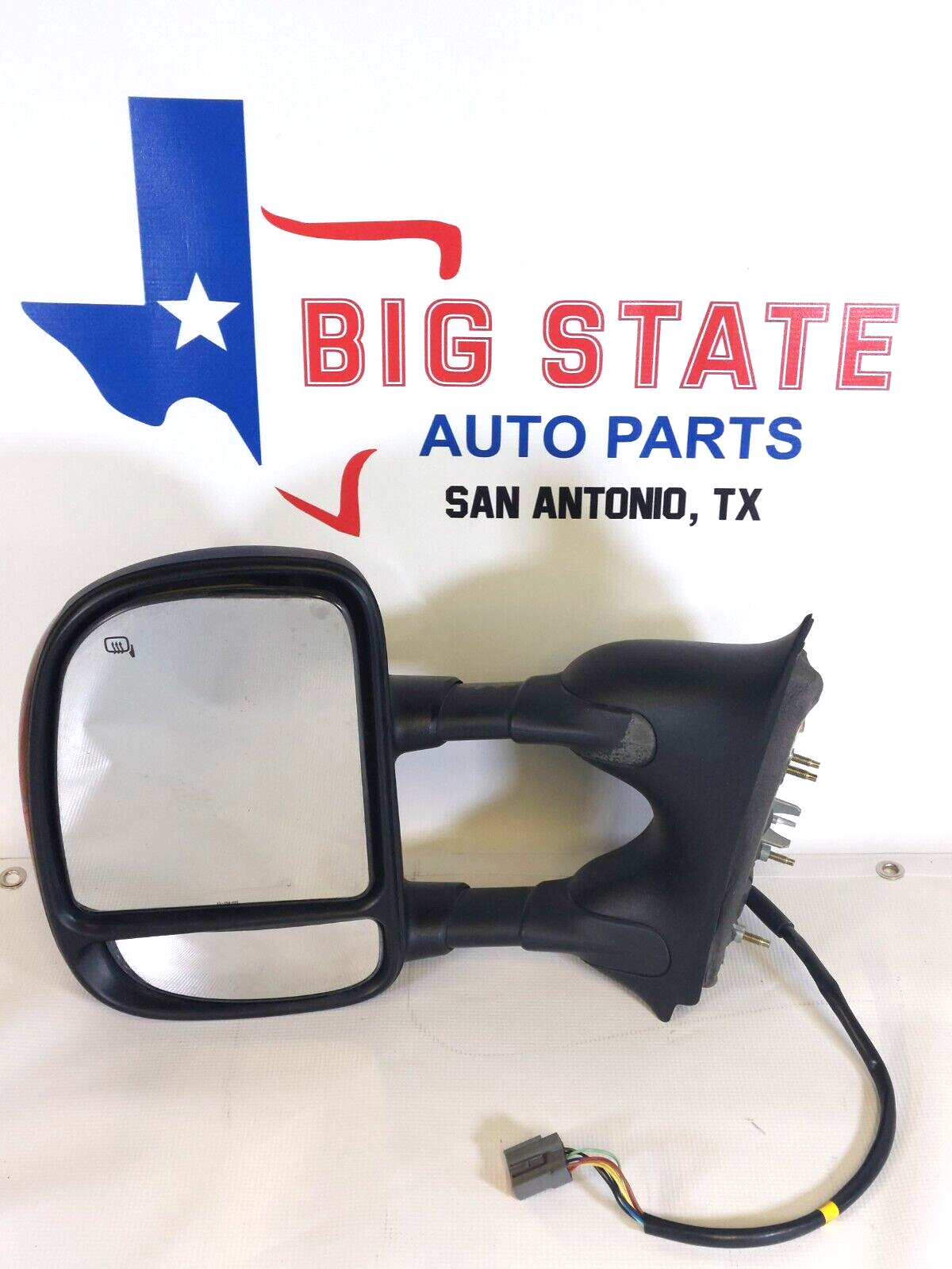 2002-2007 FORD F250 F350 LEFT LH DRIVER SIDE VIEW MIRROR w/ SIGNAL LENS OEM