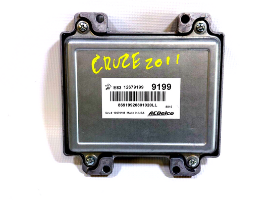 11-12 CHEVY CRUZE  AVEO SONIC SPARK CONTROL MODULE COMPUTER 12679199 ECM PCM OEM