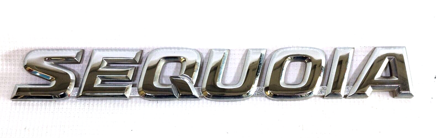 2001-2007 TOYOTA SEQUOIA iFORCE REAR TAILGATE CHROME EMBLEM LOGO BADGE SET OEM