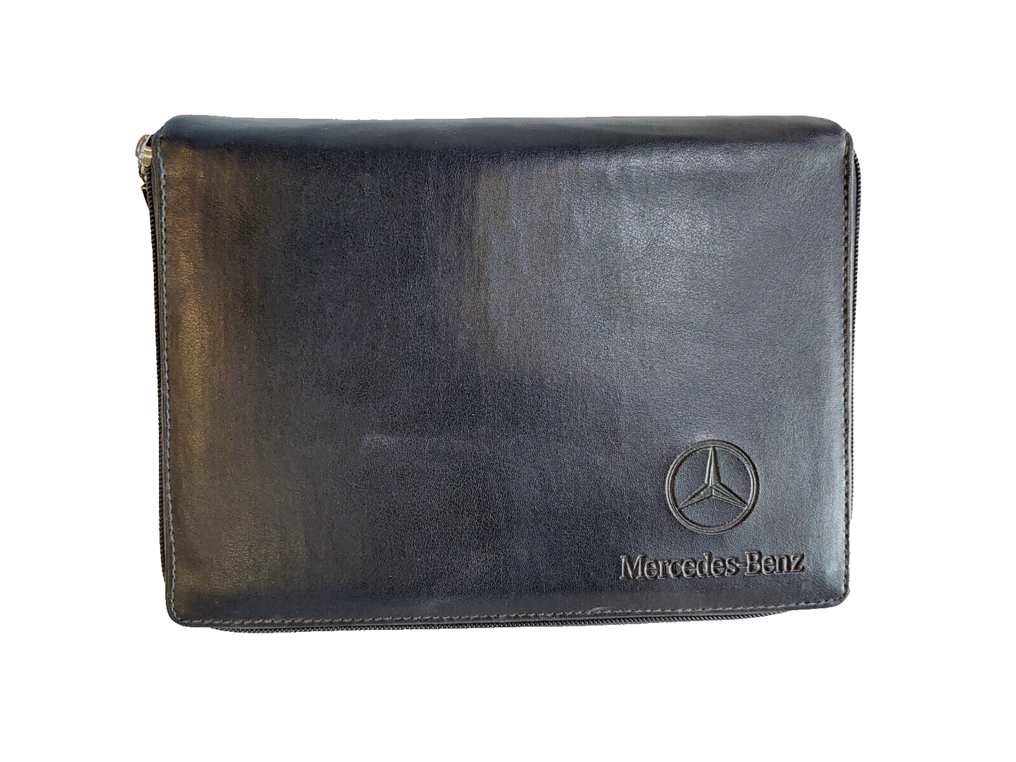 2005 +/- MERCEDES E CLASS OWNER'S MANUAL AND SUPPLEMENTS IN LEATHER WALLET/CASE