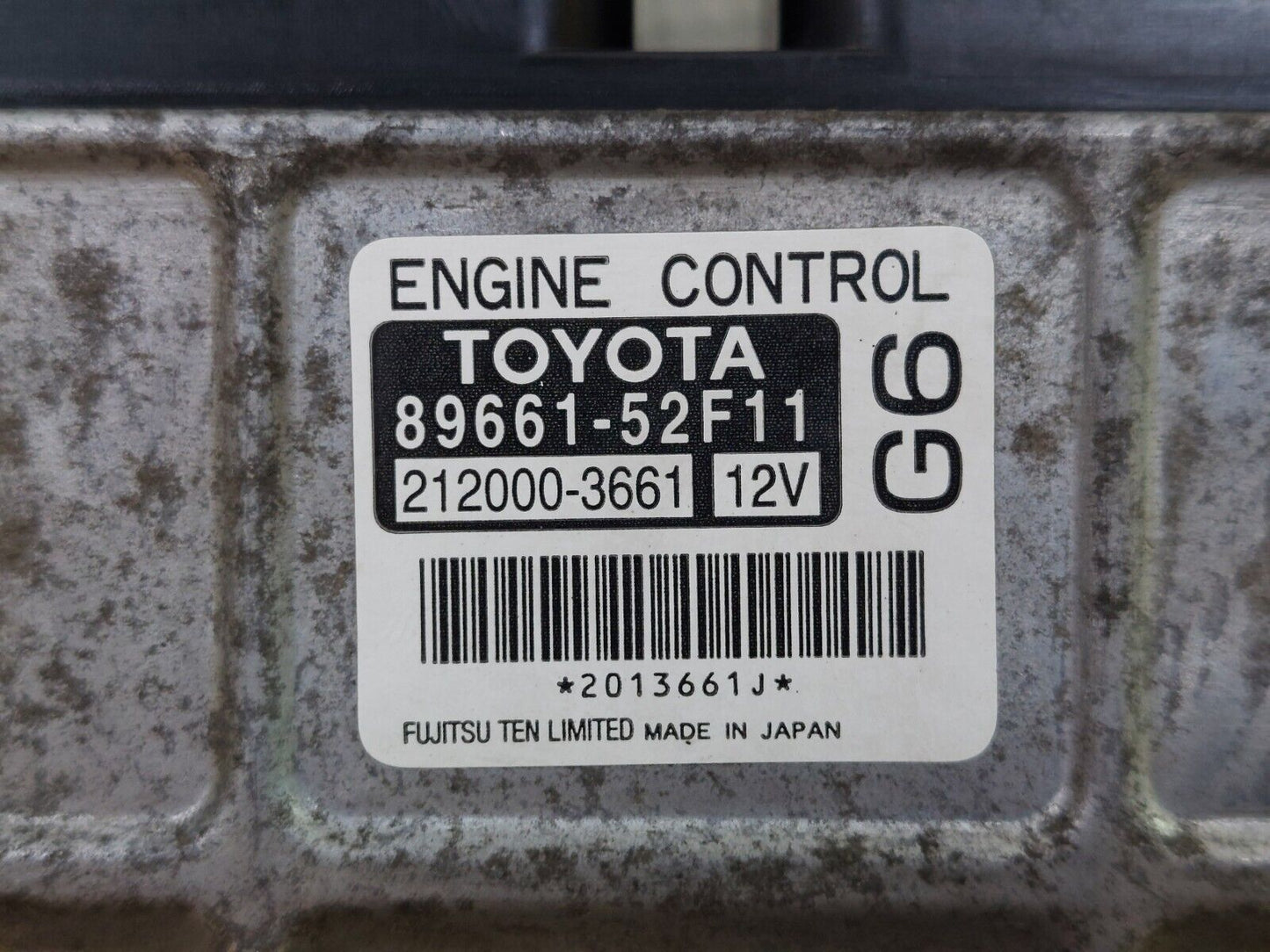 2007-2008 TOYOTA YARIS 1.5L ENGINE CONTROL MODULE COMPUTER ECM ECU 89661-52F11