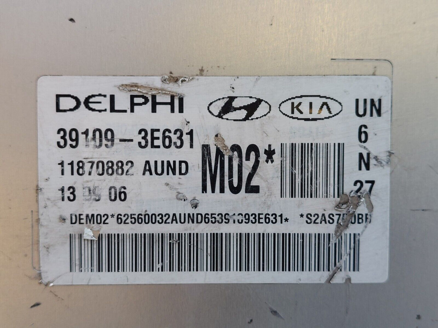 2007 KIA RONDO ENGINE CONTROL MODULE COMPUTER ECU ECM PCM 39109-3E631 OEM