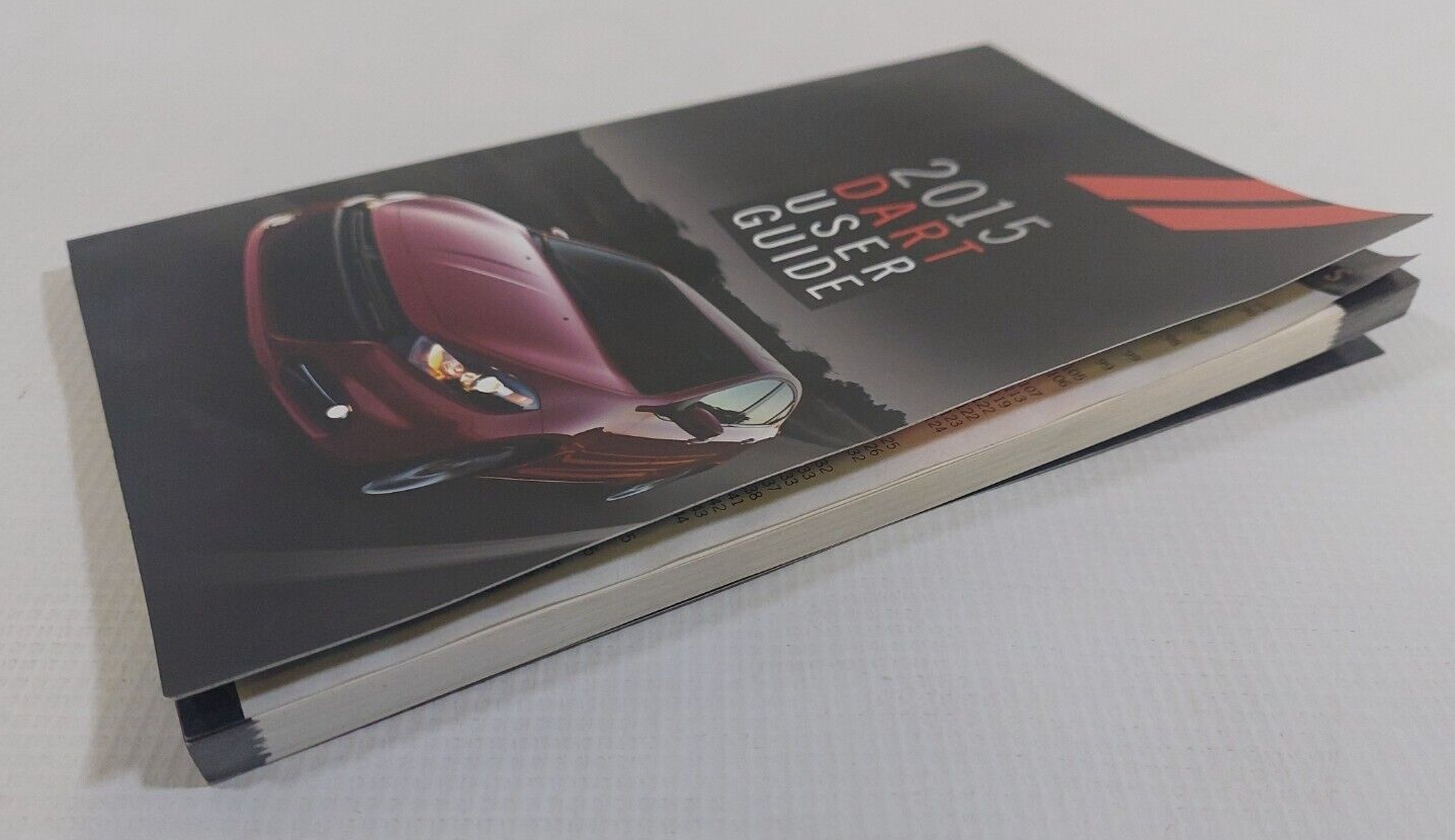 2015 15 DODGE DART OWNER'S MANUAL BOOK IN CASE/WALLET  w/ FACTORY SEALED NEW DVD