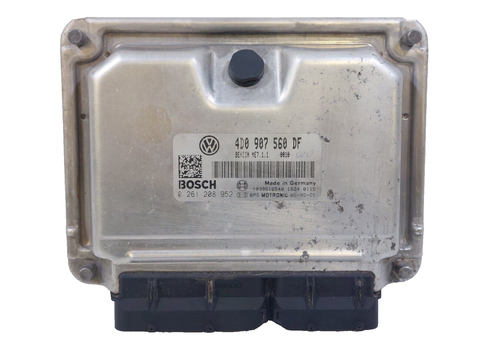 06-07 VOLKSWAGEN TOUAREG COMPUTER ENGINE CONTROL MODULE ECU ECM 4D0 90 ...