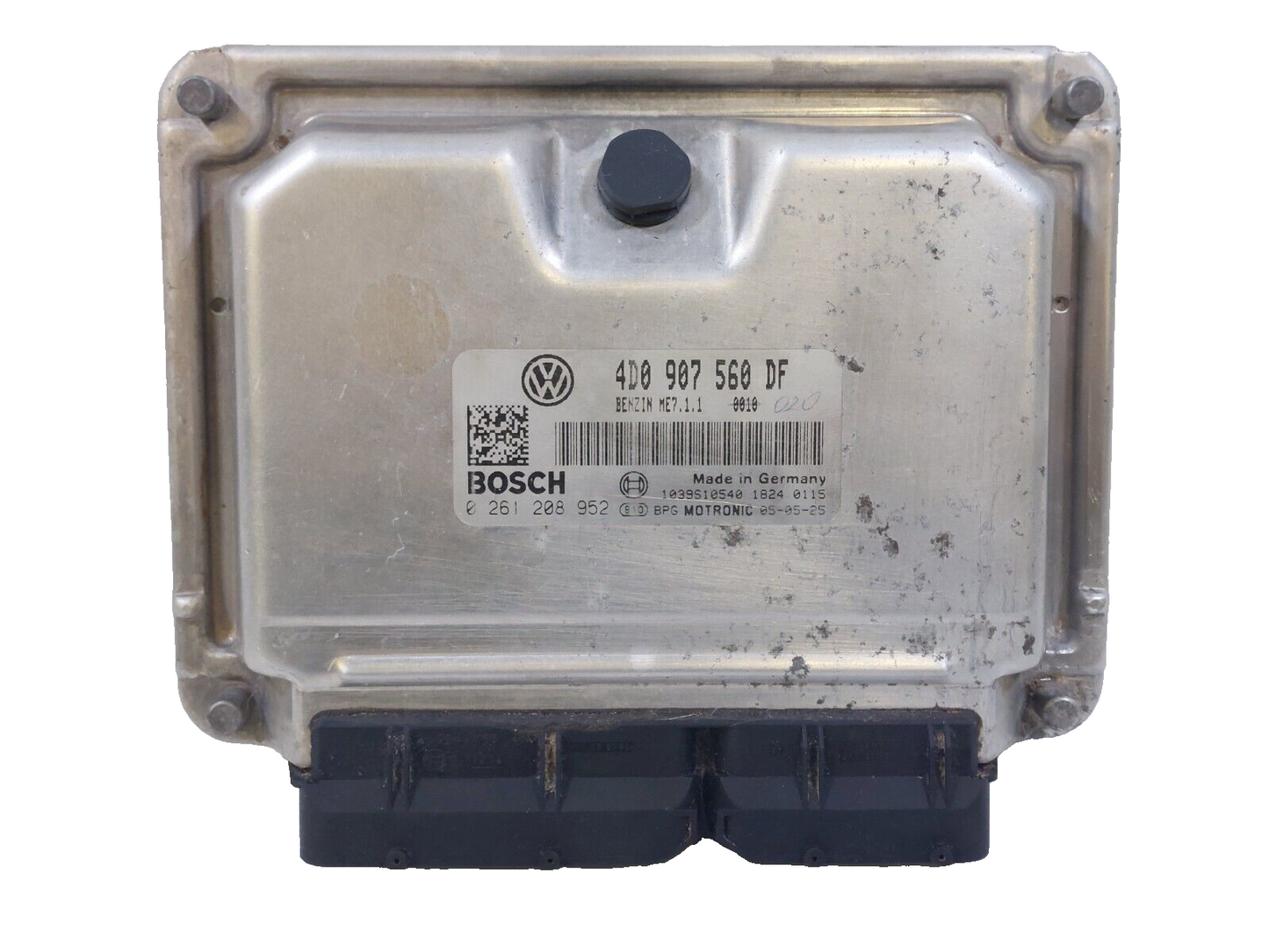 06-07 VOLKSWAGEN TOUAREG COMPUTER ENGINE CONTROL MODULE ECU ECM 4D0 907 560 DF