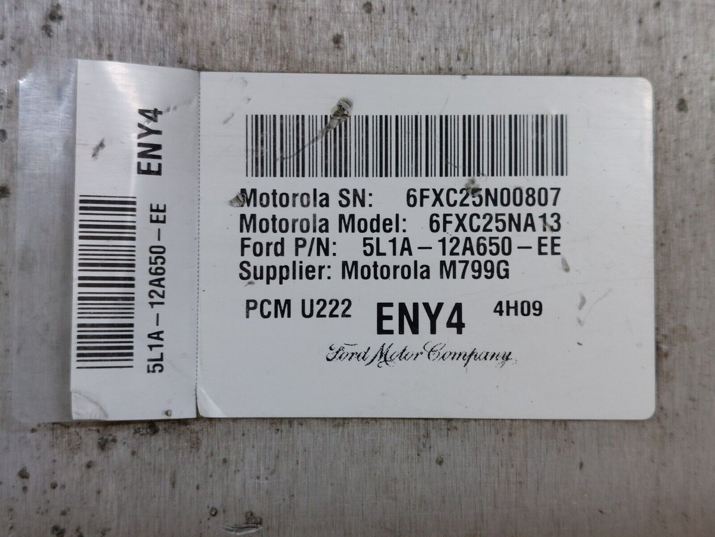 2005 FORD EXPEDITION 5.4L ENGINE CONTROL MODULE COMPUTER PCM ECM 5L1A-12A650-EE