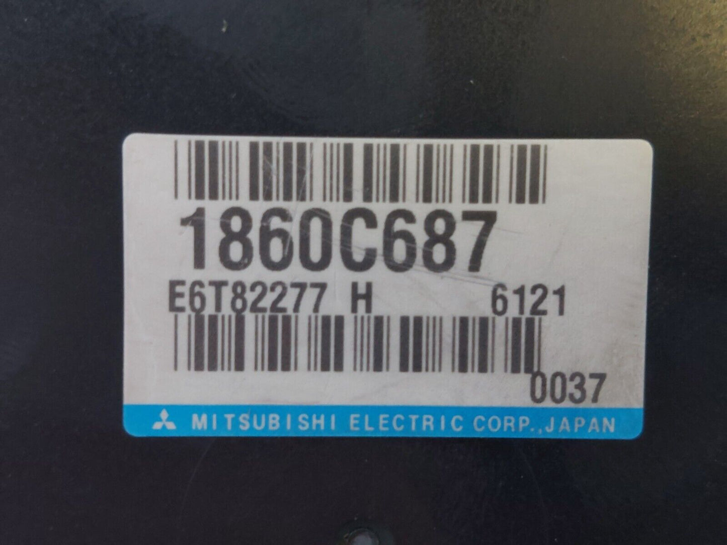 2017 MITSUBISHI LANCER ENGINE CONTROL MODULE COMPUTER ECU ECM PCM 1860C687