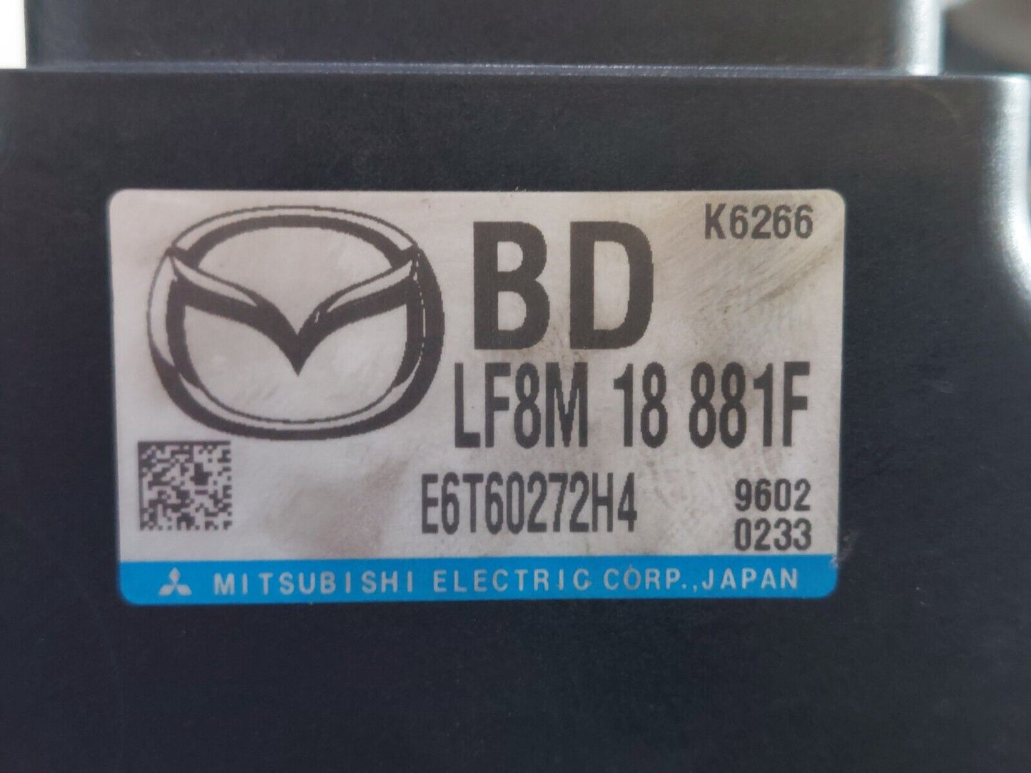 2010 2011 MAZDA 3 2.0L ENGINE CONTROL MODULE COMPUTER ECM ECU PCM LF8M 18 881F