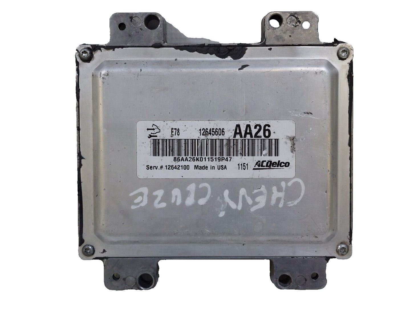 2011 11 CHEVROLET SILVERADO CRUZE SIERRA ENGINE CONTROL MODULE ECM ECU 12645606